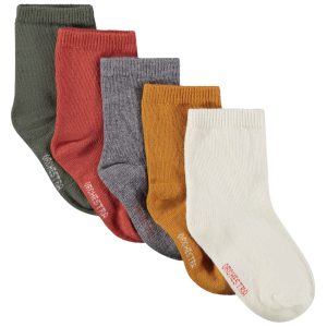 LES CHAUSSETTES LAGA 1 H2 - LOTE DE 5 MEIAS NORMAIS LISAS / CORES VARIADAS S19