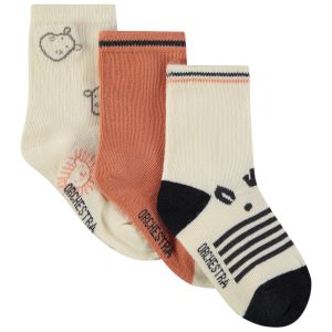 HAPPY SAFARI - LOTE DE 3 PARES DE MEIAS NORMAIS S19
