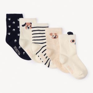 HELLO LITTLE DOG-CONJUNTO DE 5 PARES DE MEIAS S17