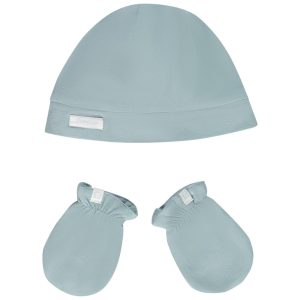 MY FIRST DAYS GARCON H24 - CONJUNTO DE GORRO + LUVAS DE MALHA 38C
