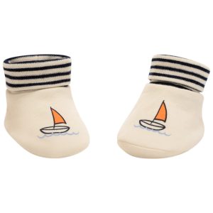 OHE BABY MATELOT - PANTUFLAS INTERLOCK FORRADOS EM JERSEY T00
