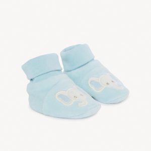 MY FIRST DAYS GARCON E26-SAPATINHO DE BEBE VELUDO FANTAISIE EM RELEVO T01