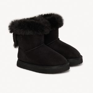 HORS THEME CHAUSSURES - 1/2 BOTA PRETA COL FORADA + NOEUD ARRIERE - P21