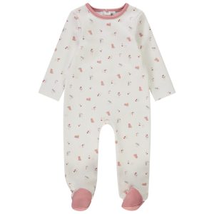 LES DORS-BIEN 1 NAFI E25 - BABYGROW JERSEY CONTRECOLE 06M