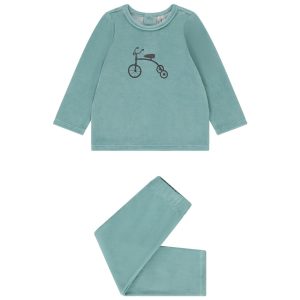 LES SETS 2P 1 NAGA E24 - BEST PRICE - CONJUNTO DE 2 PEÇAS DE VELUDO DE MANGA COMPRIDA 23M