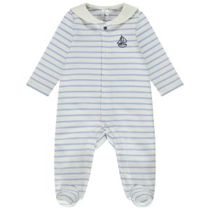 OHE BABY MATELOT - BABYGROW MOLETOM NÃO ARRANHA NEM RASGA 03M